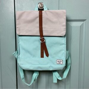 Herschel Supply Company City Teal Backpack Mid-Volume Magnetic Closure